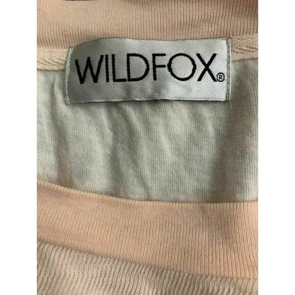 Wild Fox Womens Pink Pineapple Long Sleeve Sweater Top Xs - Picture 5 of 7